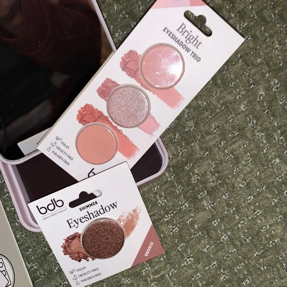 Billion dollar box, billion dollar beauty eyeshadow Trio, and eyeshadow NWT